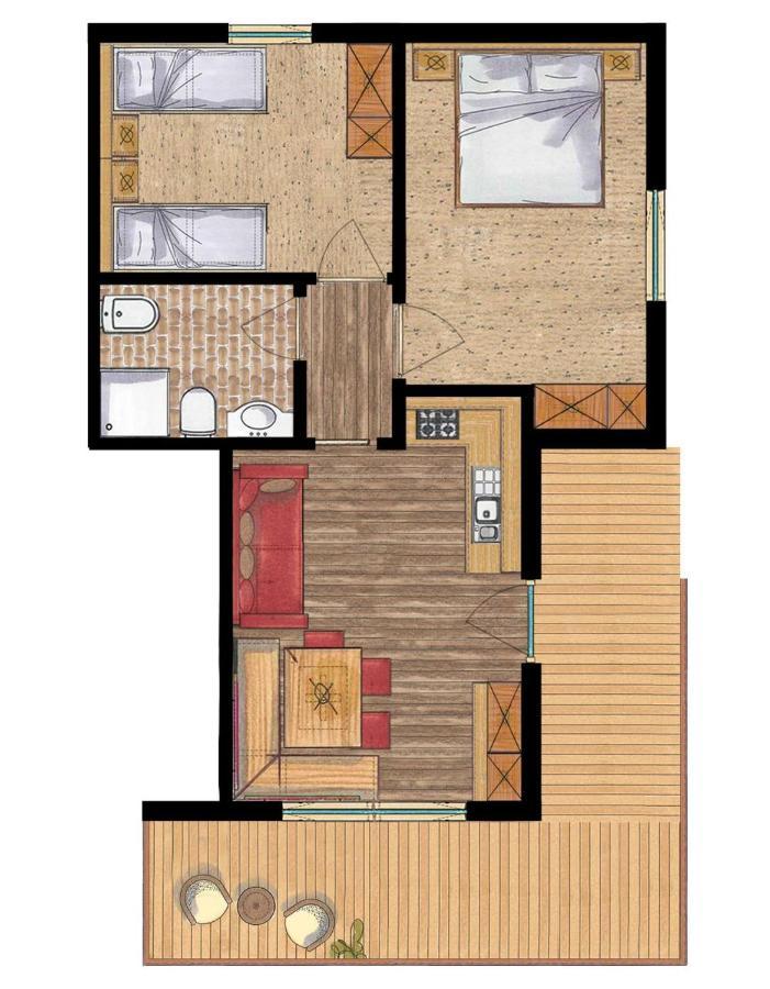 Residence Costa Burjada Colfosco Eksteriør billede
